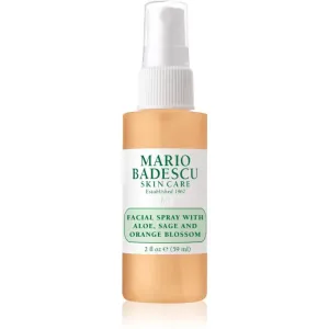 Mario Badescu Facial Spray with Aloe, Sage and Orange Blossom energetisches und feuchtigkeitsspendendes Gesichtsnebel-Spray 59 ml