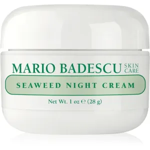 Mario Badescu Seaweed Night Cream Feuchtigkeitsspendende Nachtcreme mit Mineralien 28 g