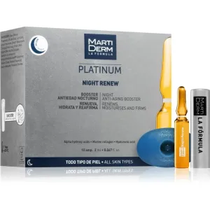 MartiDerm Platinum Night Renew Peeling-Serum in Ampullen 10x2 ml