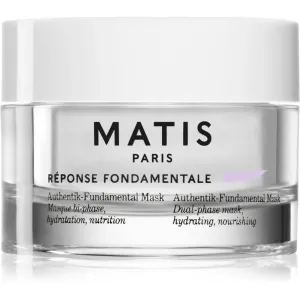MATIS Paris Réponse Fondamentale Authentik-Fundamental Mask regenerierende und feuchtigkeitsspendende Gesichtsmaske für eine zwei-Phasen-Hautpflege 50