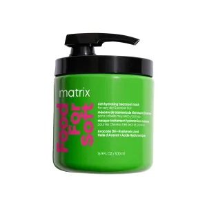 Matrix Feuchtigkeitsspendende Haarmaske Food For Soft (Rich Hydrating Treatment Mask) 500 ml