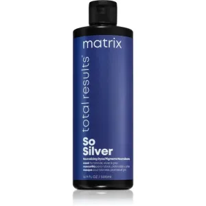 Matrix Total Results Color Obsessed So Silver Mask Haarmaske für die Neutralisierung der gelben Töne 500 ml