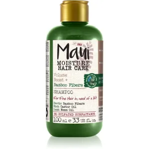 Maui Moisture Volume Boost + Bamboo Fibers stärkendes Shampoo für sanfte und müde Haare 100 ml