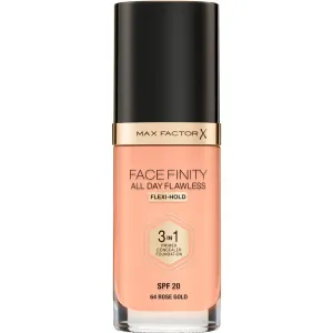 Max Factor Facefinity All Day Flawless Flexi-Hold 3in1 Primer Concealer Foundation SPF20 64 Flüssiges Make Up 3in1 30 ml