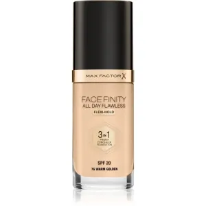 Max Factor Facefinity All Day Flawless Flexi-Hold 3in1 Primer Concealer Foundation SPF20 76 Flüssiges Make Up 3in1 30 ml