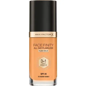 Max Factor Facefinity All Day Flawless Flexi-Hold 3in1 Primer Concealer Foundation SPF20 78 Flüssiges Make Up 3in1 30 ml
