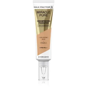 Max Factor Feuchtigkeitsspendendes Make-up Miracle Pure (Skin-Improving Foundation) 30 ml 45 Warm Almond