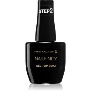 Max Factor Nailfinity Gel Top Coat Gel-Decklack für die Fingernägel Farbton 100 The Finale 12 ml