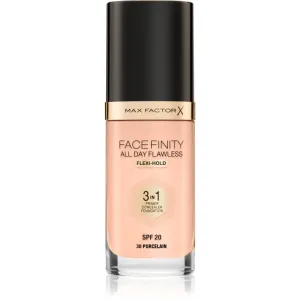 Max Factor Facefinity All Day Flawless Flexi-Hold 3in1 Primer Concealer Foundation SPF20 30 Flüssiges Make Up 3in1 30 ml