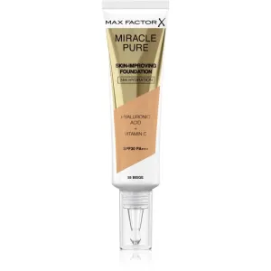 Max Factor Feuchtigkeitsspendendes Make-up Miracle Pure (Skin-Improving Foundation) 30 ml 55 Beige