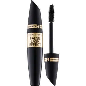 Max Factor Wimperntusche gegen falsche Wimpern False Lash Effect (Full Lashes, Natural Look Waterproof Mascara) 13,1 ml Black