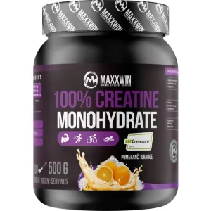 Maxxwin 100% Creatine Monohydrate Creapure Präparat zur Förderung des Muskelwachstums Geschmack Orange 500 g