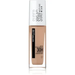 Maybelline Super Stay Active Wear 30H Foundation 07 Classic Nude langanhaltendes Make-up für Unregelmäßigkeiten der Haut 30 ml