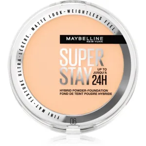 Maybelline SuperStay 24H Hybrid Powder-Foundation Kompakt - PuderFoundation für mattes Aussehen Farbton 06 9 g