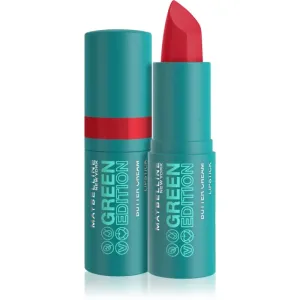 Maybelline Green Edition Cremiger Lippenstift mit feuchtigkeitsspendender Wirkung Farbton 004 Maple 3,4 g