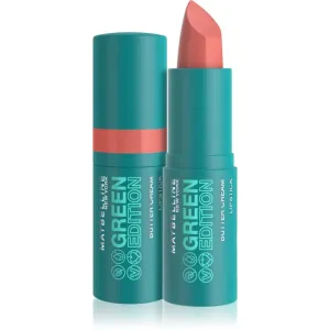 Maybelline Green Edition Cremiger Lippenstift mit feuchtigkeitsspendender Wirkung Farbton 013 Shell 3,4 g