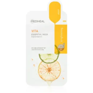 MEDIHEAL Essential Mask Vita Aufhellende Tuchmaske mit Multivitamin-Komplex 24 ml