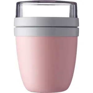 Mepal Ellipse Lebensmittelbox Farbe Nordic Pink, 500 + 200 ml