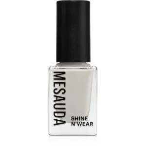 Mesauda Milano Shine N'Wear schnelltrocknender Nagellack Farbton 232 Extra White 10 ml