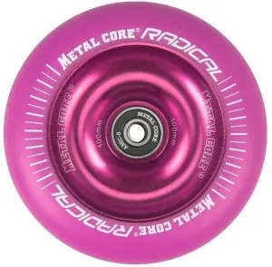 Metal Core Radical Pink/Pink Fluorescent Scooter Rollen