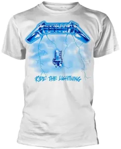 Metallica T-Shirt Ride The Lightning Herren White L