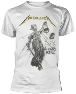 Metallica T-Shirt And Justice For All Herren White XL