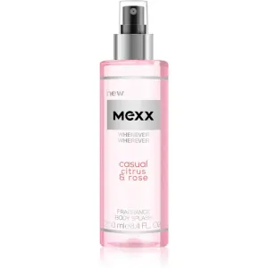 Mexx Whenever Wherever Casual Citrus & Rose erfrischendes Bodyspray für Damen 250 ml