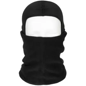 MFH Halswärmer mit Kopfbedeckung, Fleece, schwarz