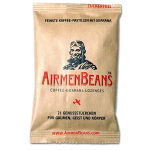 Airmen Beans-Pastillen Coffee-Guarana, 21 Stück