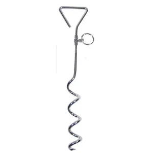 MFH Spiralförmige Zeltheringe, Metall, 40 cm