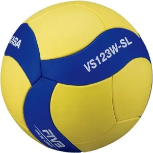 Mikasa VS123W-SL Kinder Volleyball, gelb, größe os