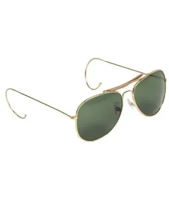 Mil-tec Air Force Sonnenbrille mit Etui, dunkelgrün
