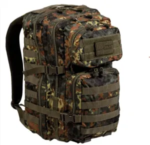 Mil-Tec US Assault Rucksack Large, flecktarn, 36L