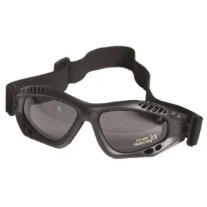 Mil-Tec Commando Rauchschutzbrille, schwarz