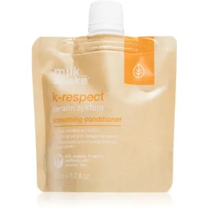 Milk_Shake K-Respect Keratin System Smoothing Conditioner Bändigender Conditioner für raues und widerspenstiges Haar 50 ml