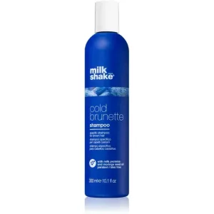 Milk Shake Cold Brunette Shampoo zum Neutralisieren von Gelbstich für braune Farbnuancen des Haares 300 ml