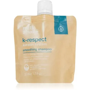 Milk Shake K-Respect Smoothing Shampoo Shampoo gegen strapaziertes Haar 50 ml