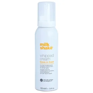 Milk Shake Whipped Cream nährender Schutzschaum für alle Haartypen Mix von Farben 100 ml