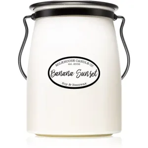Milkhouse Candle Co. Creamery Banana Sunset Duftkerze Butter Jar 624 g