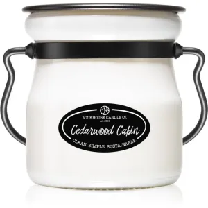 Milkhouse Candle Co. Creamery Cedarwood Cabin Duftkerze Cream Jar 142 g