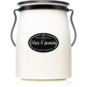 Milkhouse Candle Co. Creamery Citrus & Lavender Duftkerze Butter Jar 624 g