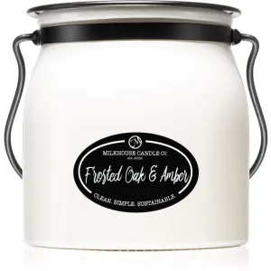 Milkhouse Candle Co. Creamery Frosted Oak & Amber Duftkerze Butter Jar 454 g