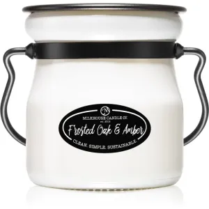 Milkhouse Candle Co. Creamery Frosted Oak & Amber Duftkerze Cream Jar 142 g