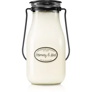 Milkhouse Candle Co. Creamery Rosemary & Mint Duftkerze Milkbottle 397 g