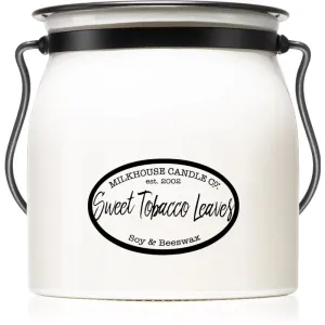 Milkhouse Candle Co. Creamery Sweet Tobacco Leaves Duftkerze Butter Jar 454 g