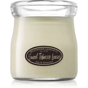 Milkhouse Candle Co. Creamery Sweet Tobacco Leaves Duftkerze Cream Jar 142 g