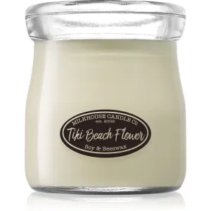 Milkhouse Candle Co. Creamery Tiki Beach Flower Duftkerze Cream Jar 142 g