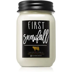 Milkhouse Candle Co. Farmhouse First Snowfall Duftkerze Mason Jar 369 g