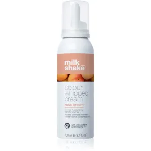 Milk_Shake Colour Whipped Cream Tönungsschaum fürs Haar mit rosaroten Farbtönen Rose Brown 100 ml