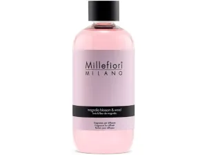 Millefiori Milano Nachfüllpackung für Aromadiffusor Natural Magnolienblüten und Holz 250 ml